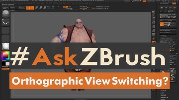 #AskZBrush: “Is there a quick way to switch to Orthographic views?”