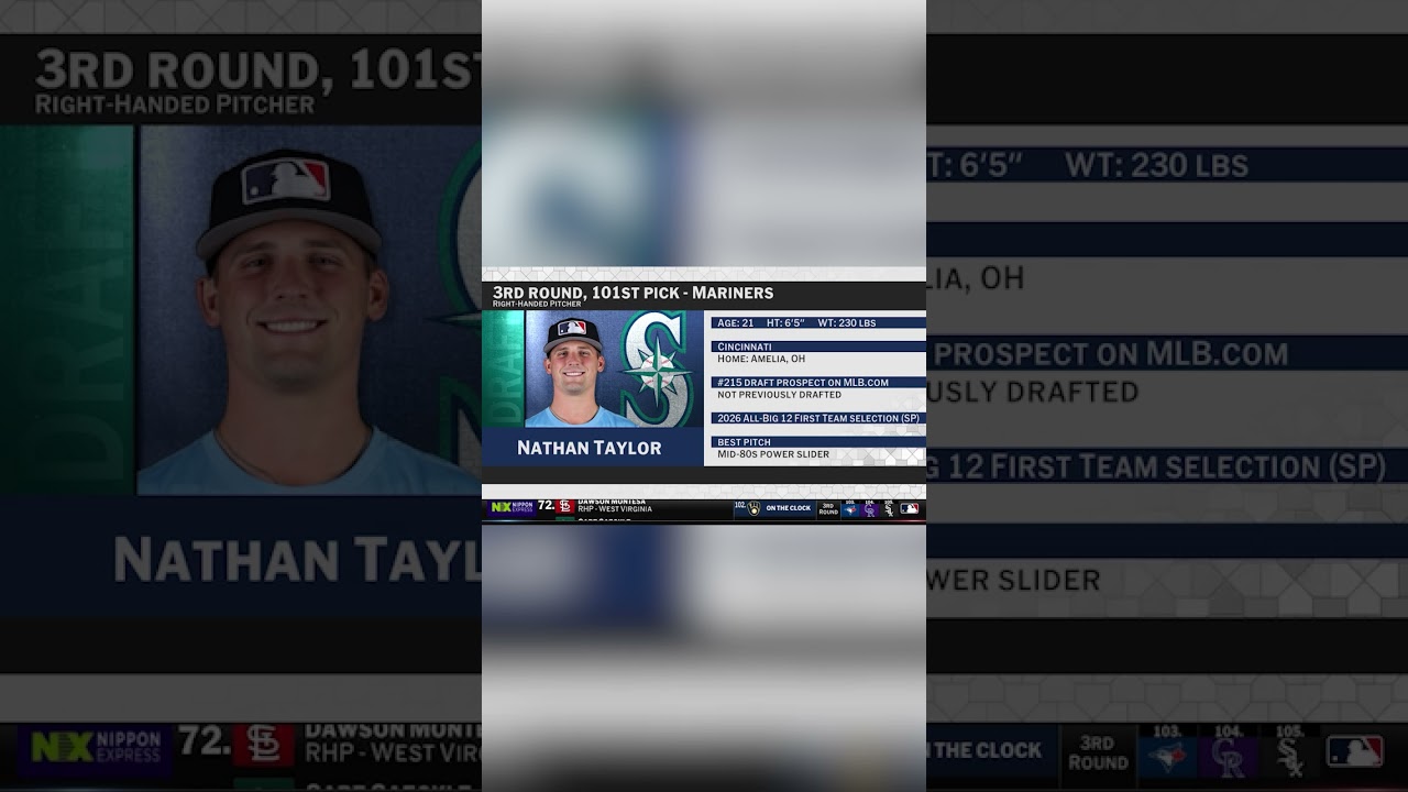 The newest Mariner has arrived. #MLBDraft
