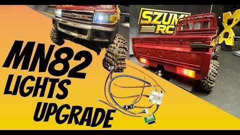 How to Upgrade MN82 RC Car with Full LED Lights – Easy Installation Guide! 🚗💡