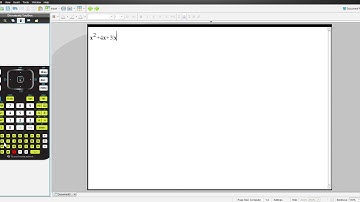 Substituting Values into an expression using the TI-Nspire CX CAS
