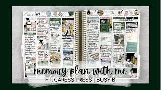 MEMORY PLAN WITH ME | memory keeping an emotional & difficult week! | week of march 28 - april 3