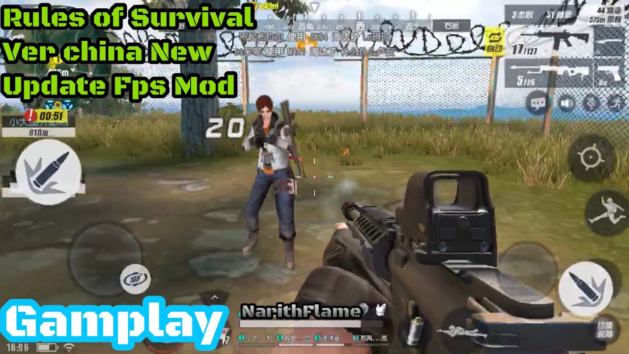 Rules of survival China Version : New Update Fps Mod