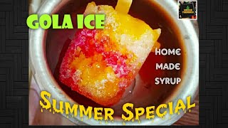 How to prepare gola ice in tamil || Home made syrup for gola ice || Indian Turmeric