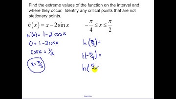 5.1 - Extreme Values of Functions