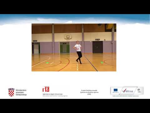 TZK 6. r. OŠ - Ritmičke kretnje: Različita kretanja uz glazbu, Hodanje i trčanje uz ritam. Badminton