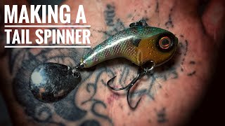 Lure Making a Tail Spinner Fishing Lure