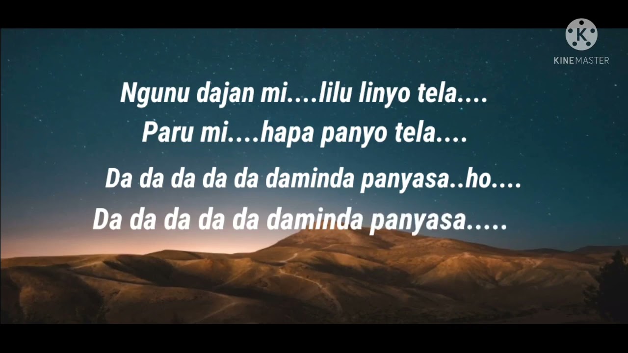 Damin Daminda Daminda lyrics song apatani local song of Arunachal Pradesh