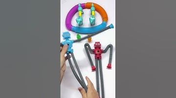 Robot Mini Red Pop Sound ASMR Creating satisfying POP #asmrsounds #satisfying #relaxing #creative