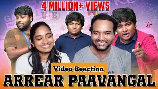 Arrear Paavangal📝😁🤣😜| Parithabangal Video Reaction | Gopi, Sudhakar |  Tamil Couple Reaction