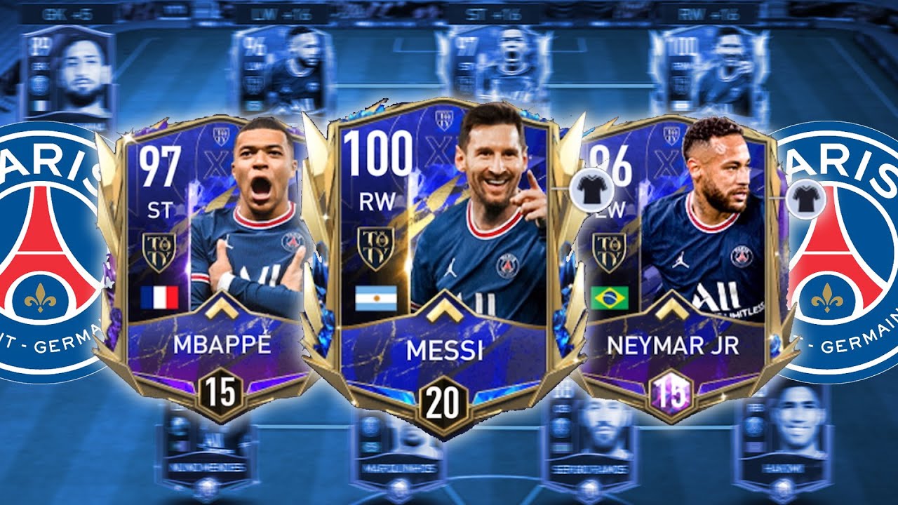 100M+ FULL PSG SQUAD BUILDER IN FIFA MOBILE 22  PARIS SAINTGERMAN FC