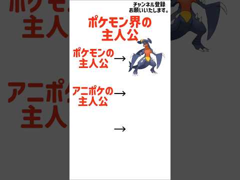 ポケモンの主人公3選#ポケモン #ポケモン紹介#ネタ #ポケモンチャンピオンズ
