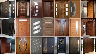 تصميم الباب الرئيسي للمنزل | صور تصميم الأبواب الحديثة | تصاميم أبواب الأمان للشقق | باب الخشب