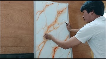 Hướng dẫn chi tiết vẽ sơn giả đá cẩm thạch cho các bạn đam mê bài 1 | painted marble imitation