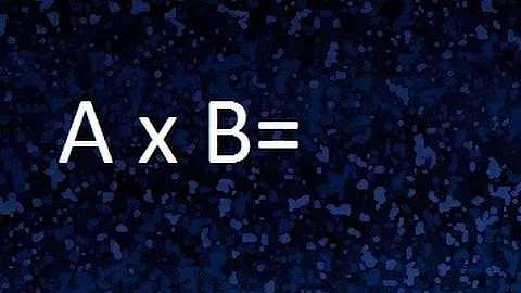 Como determinar produtos cartesianos?