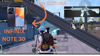 infinix note 30 pubg test with gfx tool 🔥/best 40 device or wot ❤/highlights
