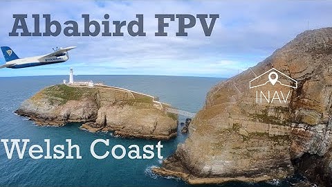 🏴󠁧󠁢󠁷󠁬󠁳󠁿 🛩 Cliffs on the Welsh Coast - Albabird Fixed Wing FPV