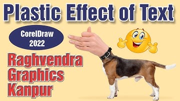 How to Create Plastic Effect of Text in CorelDraw 2022 | HINDI