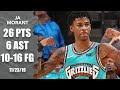 Ja Morant breaks in the Grizzlies' throwback uniforms with 26 vs. Lakers | 2019-20 NBA Highlights