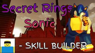(Darkspine) Secret Rings Sonic Custom Moveset | JJS SKILL BUILDER