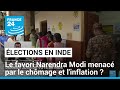 Lections indiennes  le favori narendra modi menac par le chmage et linflation 