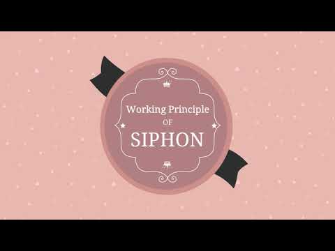 The Siphon || How a siphon works | Working principles | Applications