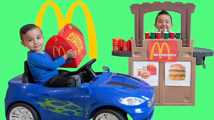 McDonald's Happy Meal Drive Thru Pretend Play With...