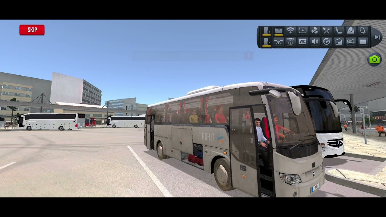 Bus Games Bus Simulator Ultimate - MobileGameplay | Coach Bus Driving | Clear Weather Full Route