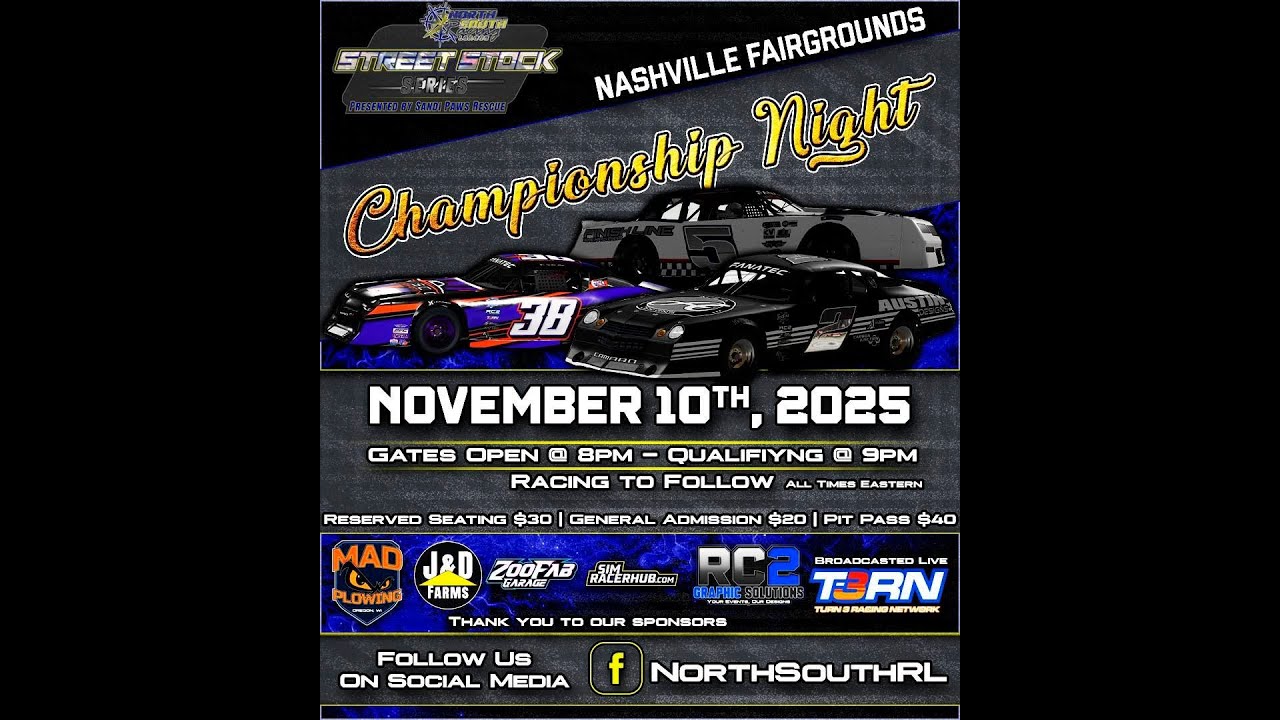 NSRL - Sandi Paws Rescue Street Stock Series - Nashville Fairgrounds