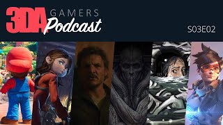 3DA Gamers Podcast S03E02 - Stadia, Wild Hearts, Overwatch 2, The Nice House on the Lake, peli Mario