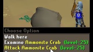 New AMMONITE CRABS for low levels. RIP sand crabs