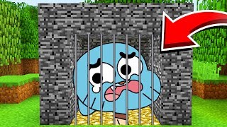 Minecraft : We TRAPPED GUMBALL!  (Ps3/Xbox360/PS4/XboxOne/PE/MCPE)