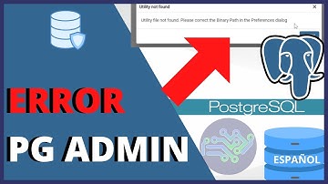 Utility file not found. please correct the binary path in the preferences dialog  | SOLUCIÓN ESPAÑOL