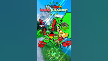 Has #germany invaded your #country | #map #europe #ww1 #ww2 #war #mapping #mapper #short #shorts