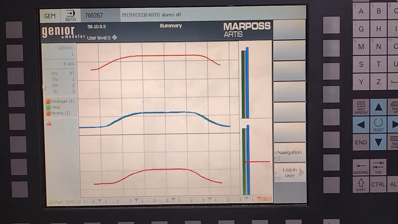 MARPOSS process monitoring - Gear Grinding