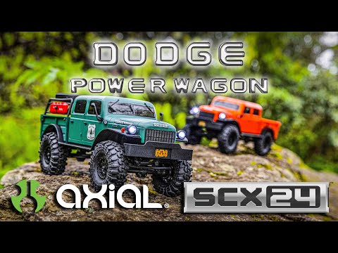 AXIAL SCX24 ダッジパワーワゴン+ トレーラー 新製品】AXIAL SCX24 ダッジ パワーワゴン 〜 アキシャル