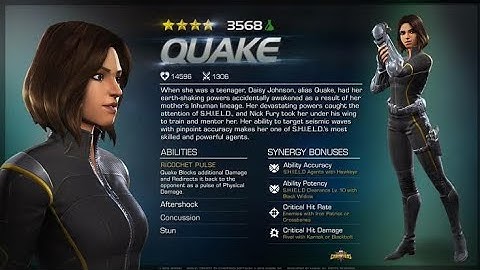 How to use god tier Quake @ marvel contest of champions