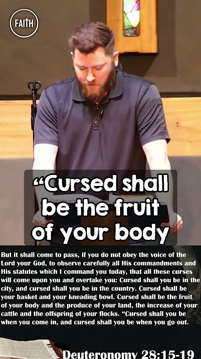 Obey the voice of the LORD! #bible #deuteronomy #cursed #truth #bibleverse #biblereading #church