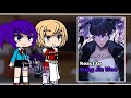 Solo Leveling react to Sung Jin Woo | Hunters | Solo Leveling | Gacha