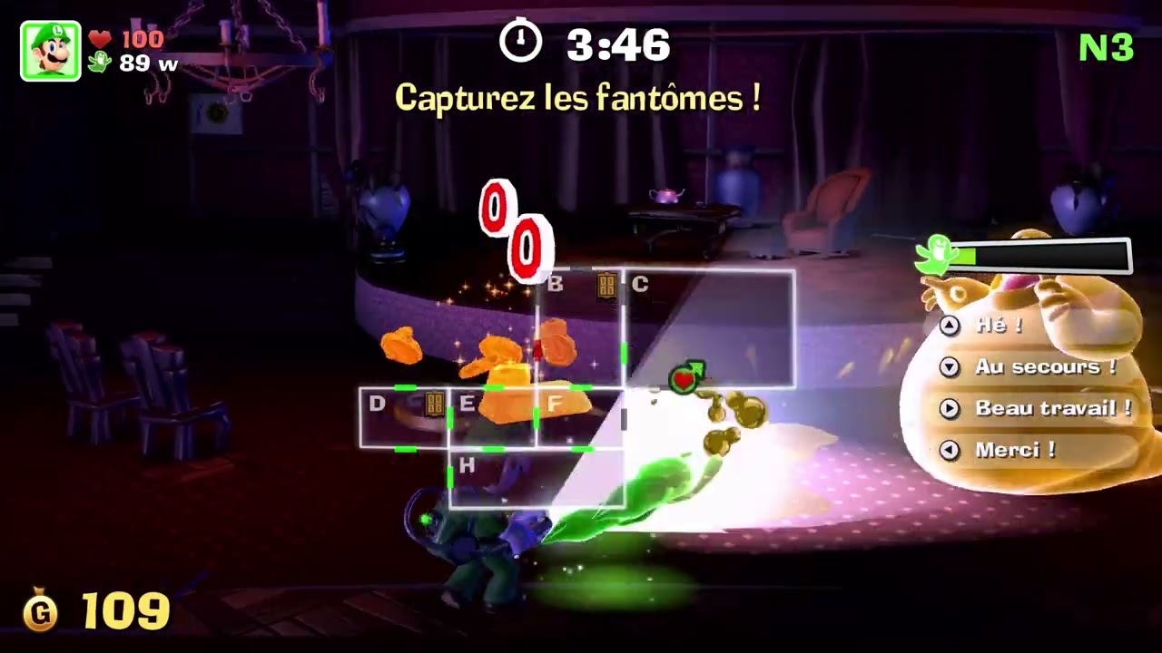 Luigi's Mansion 2HD SS Speedrun : 5F Hunter Normal WR (4:27)