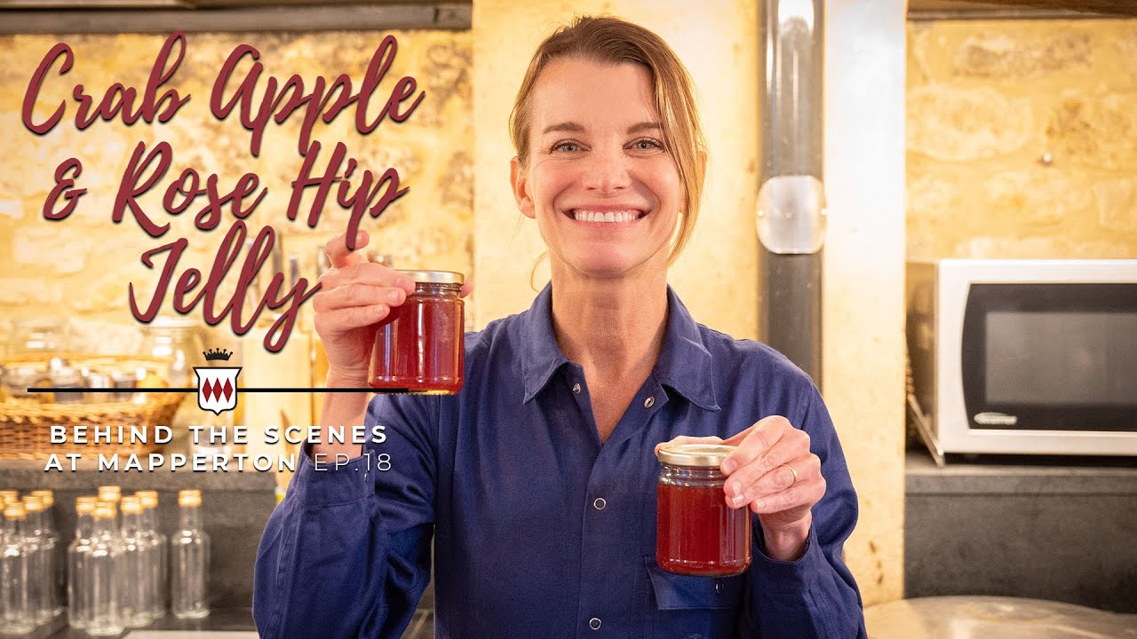 How to make Crab Apple & Rosehip Jelly Behind the Scenes at Mapperton