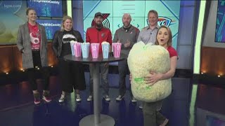 Blazers popcorn taste test: Moda Center vs KGW