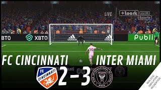 Penalty Shootout • FC CINCINNATI [2 -3] INTER MIAMI | Simulation & Recreation from Video Game screenshot 5