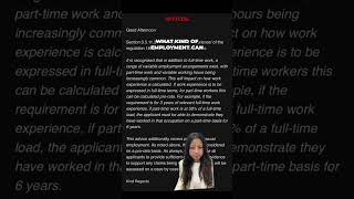 Work Experience For 186 Employer-Sponsored Visas Explained - Part 1