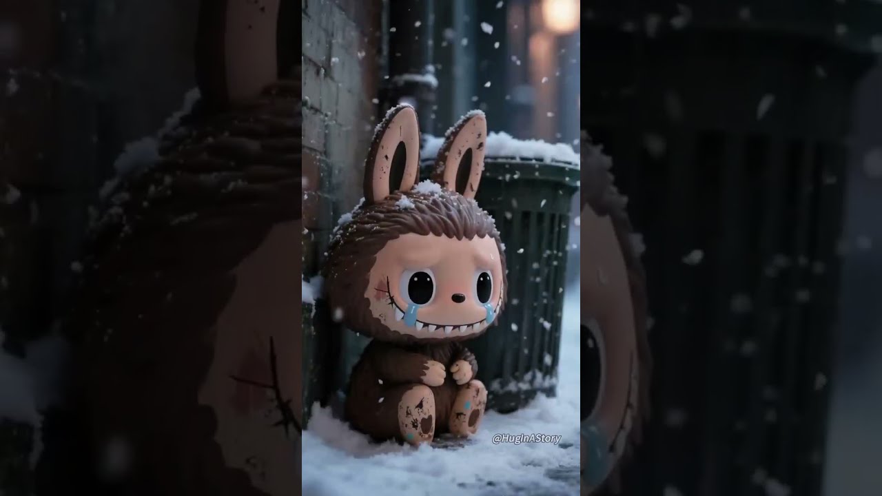 Labubu Just Wanted To Save The Kitten 