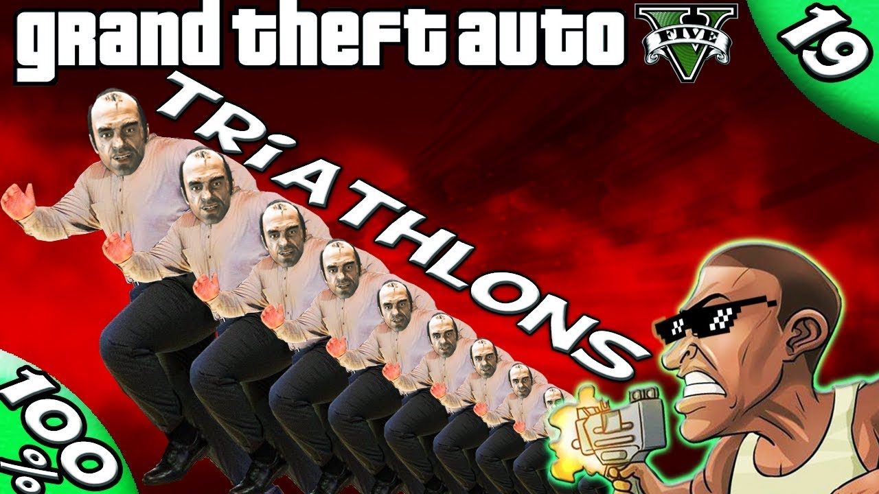 GTA V ALL 3 Triathlons [100 GOLD Walkthrough] YouTube