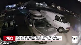Police believe ring of experienced thieves may be behind heists in Utah County