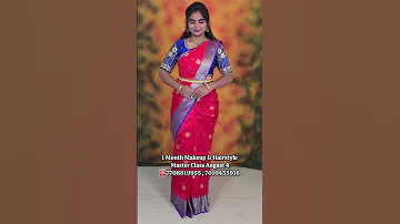 1 Month Makeup And Hairstyle Master Class 7708819955 7010455916 Nilaasfashioninstitute Nila 