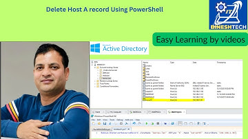 Delete Host A record Using PowerShell