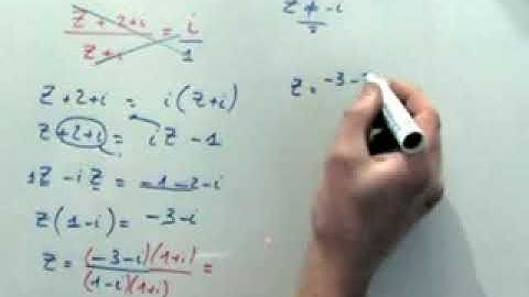 Equation quotient :  nombres complexes en TERMINALE S