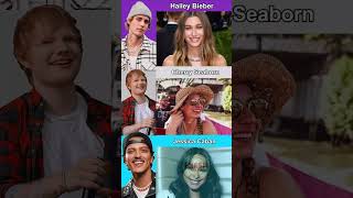Comparison: Justin Bieber vs Ed Sheeran vs Bruno Mars #shortsfeed #shortsvideo  (PART 2)